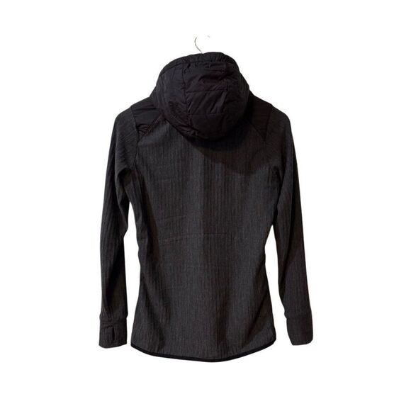 Icebreaker Women Descender Hybrid Half Zip Hooded Jacket M Black / Jet Heather - Picture 2 of 13